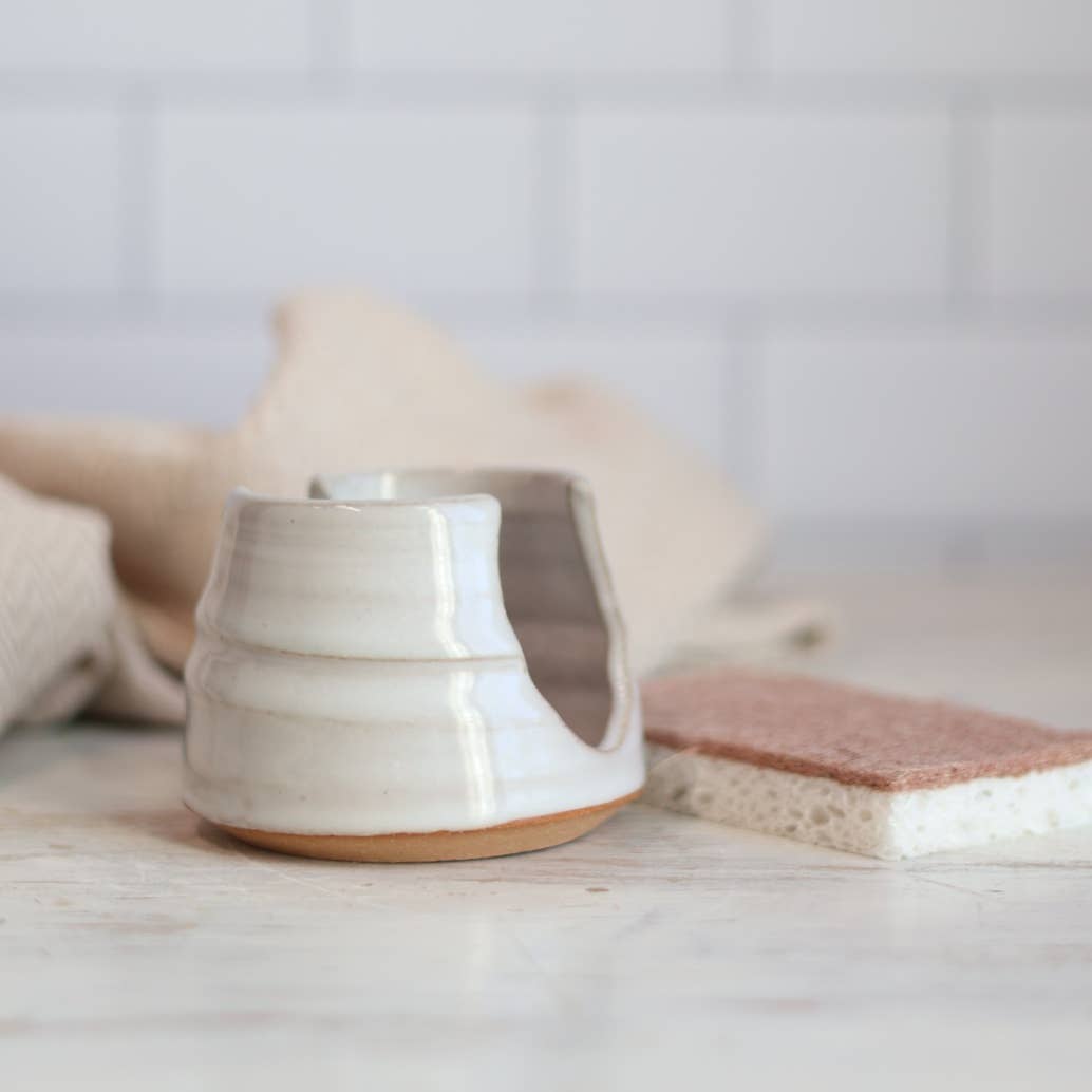 Sponge Holder in White