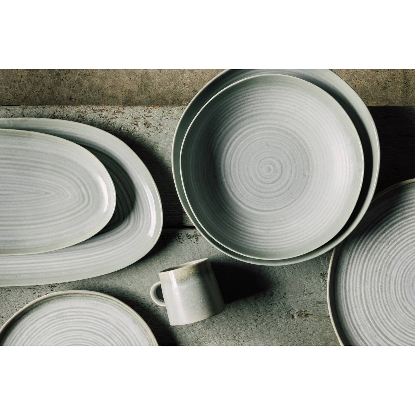 Aquarius Sage Individual Pasta Bowl 8.5 Inch