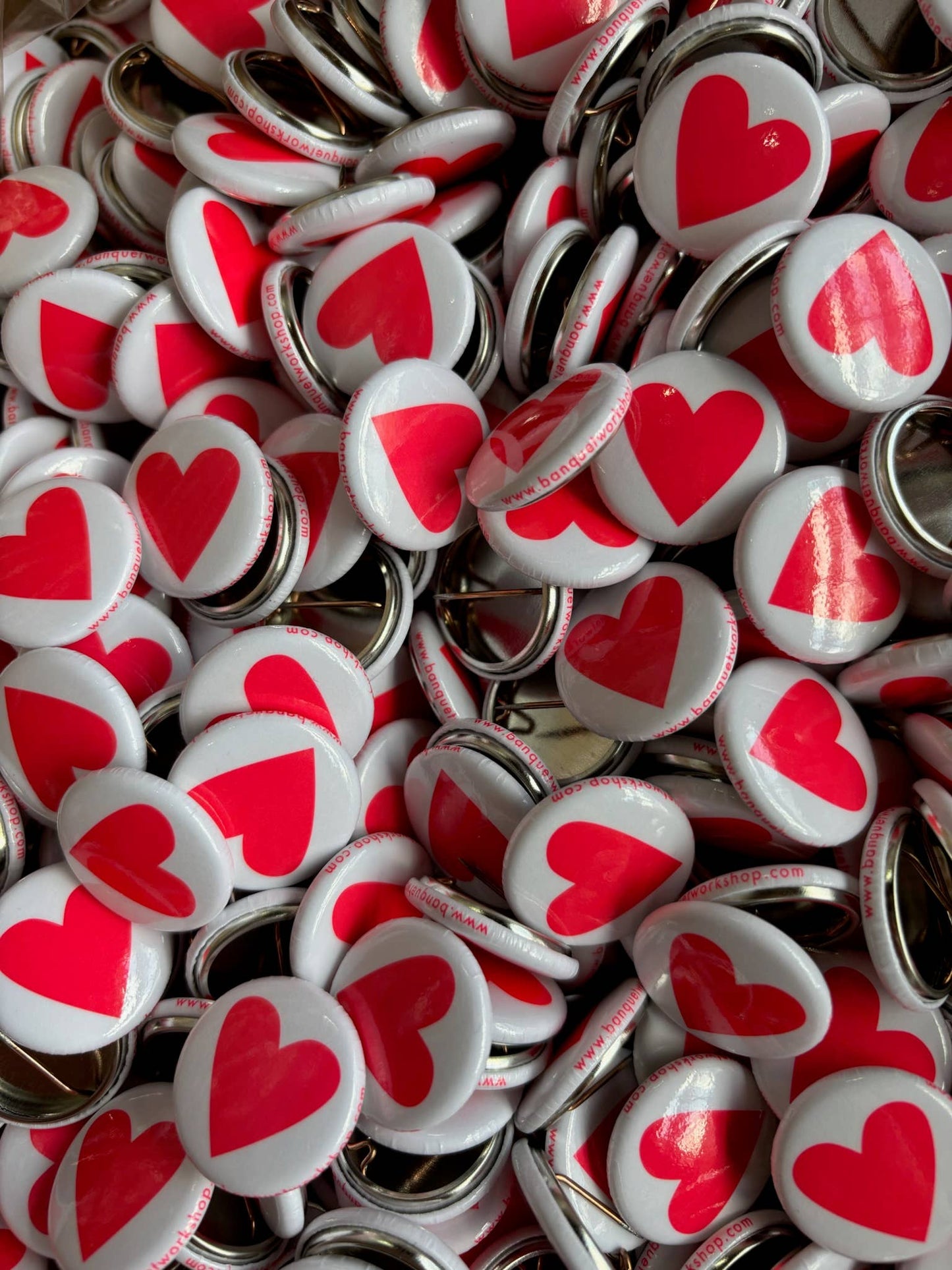 Neon Heart Pin / Button