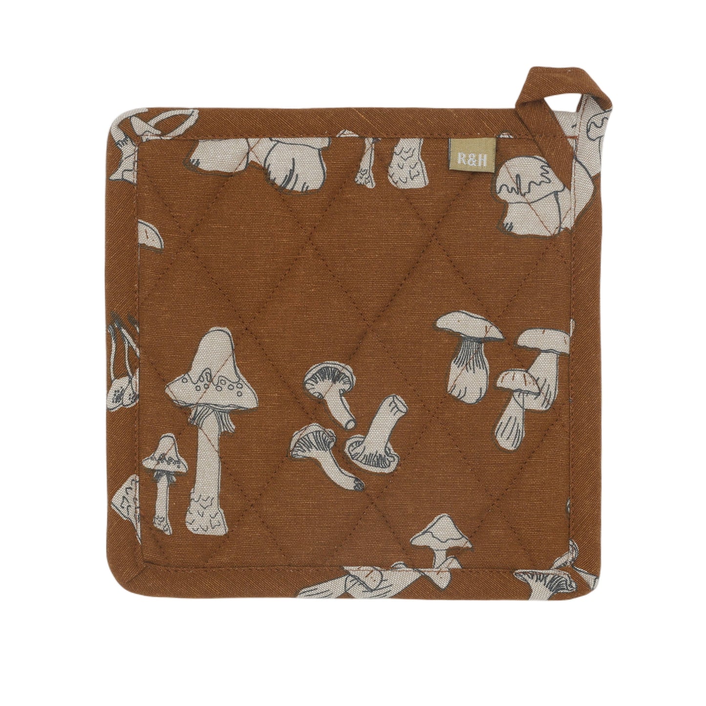 Pot Holder / Trivets - Mushroom - Rust