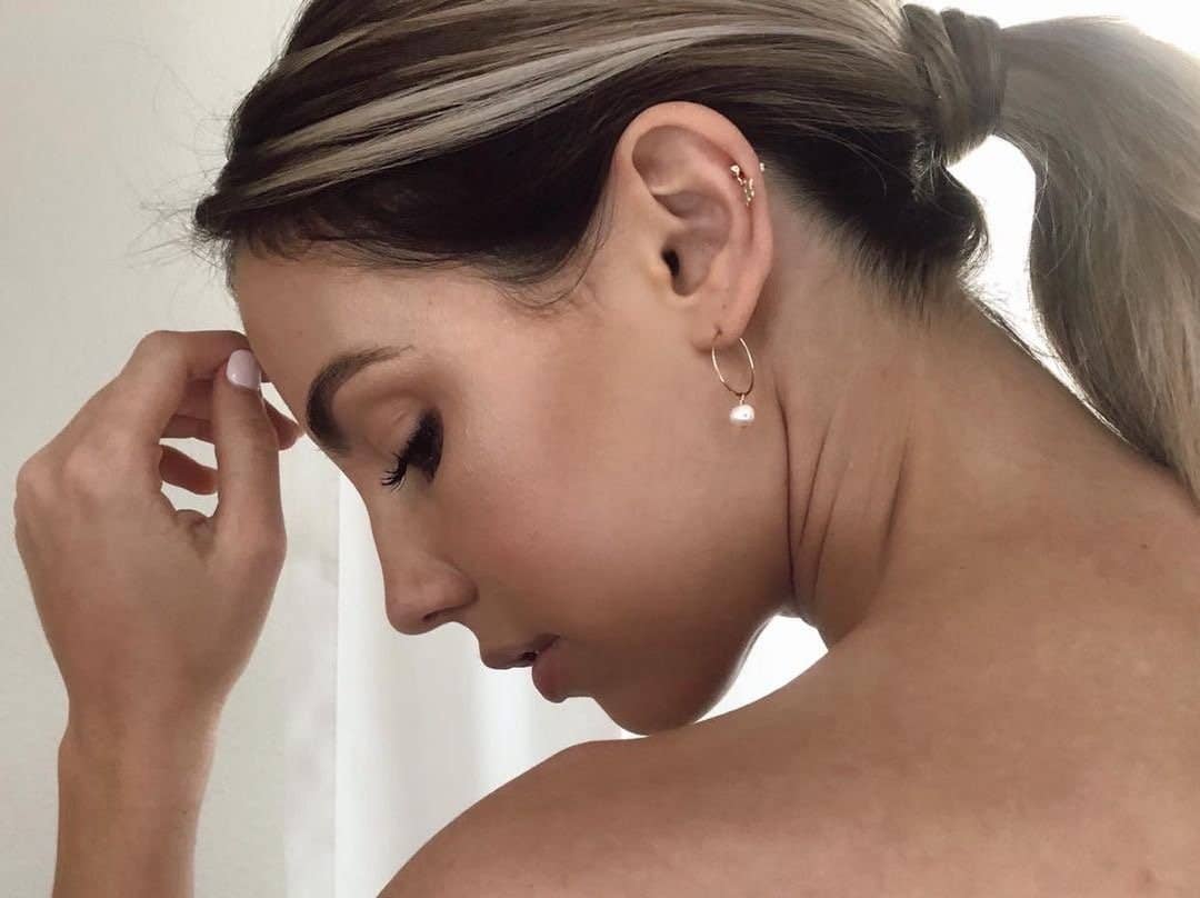 Pearl Hoops