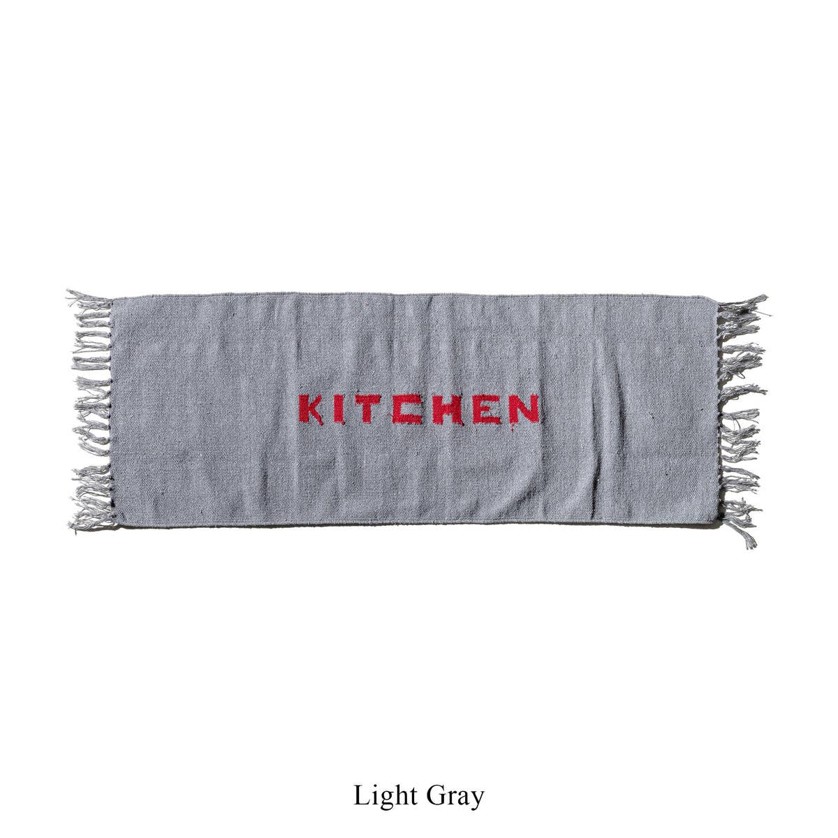 HANDLOOMED RECYCLE YARN KITCHEN MAT