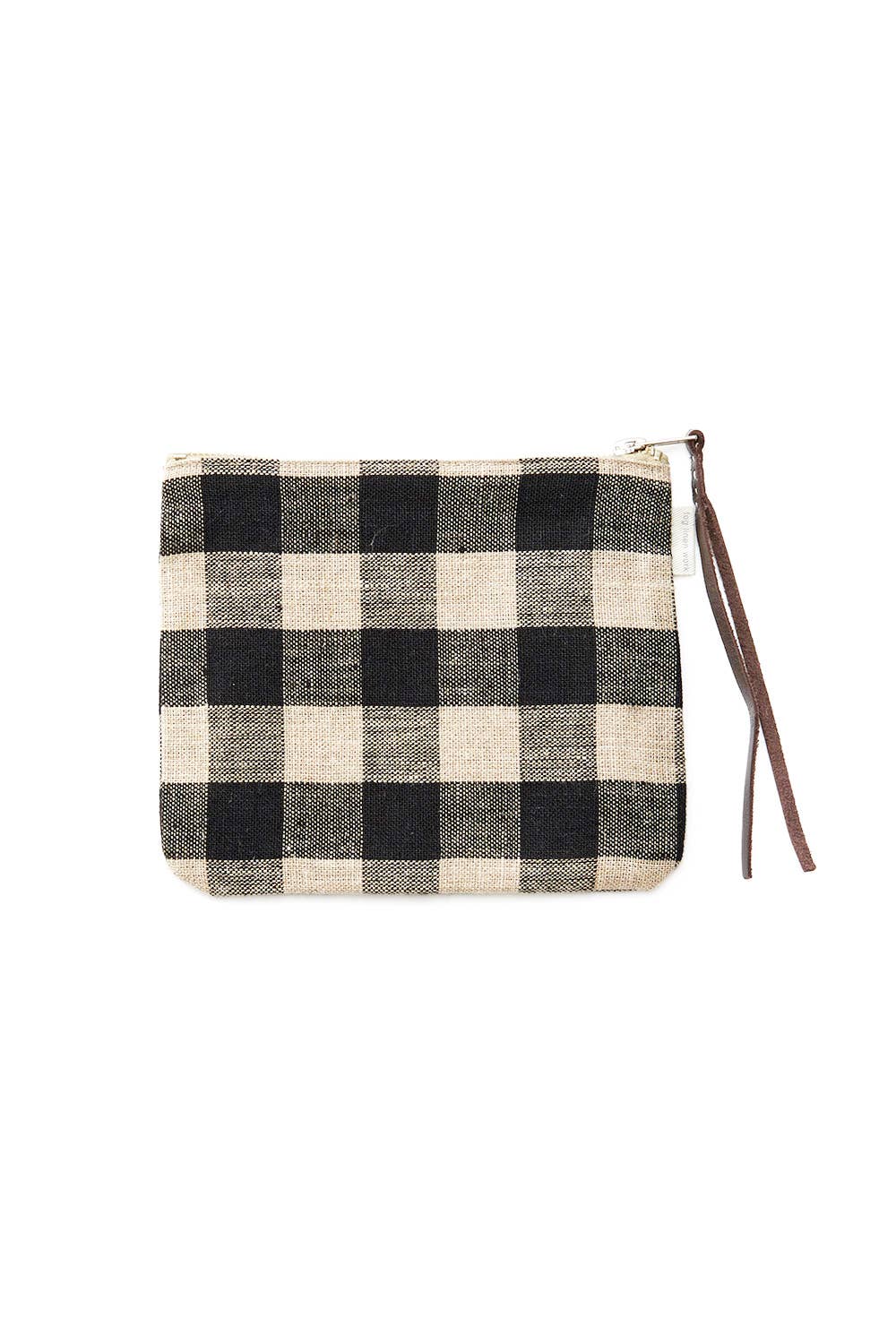 Canna Pouch (M) Black Natural Check