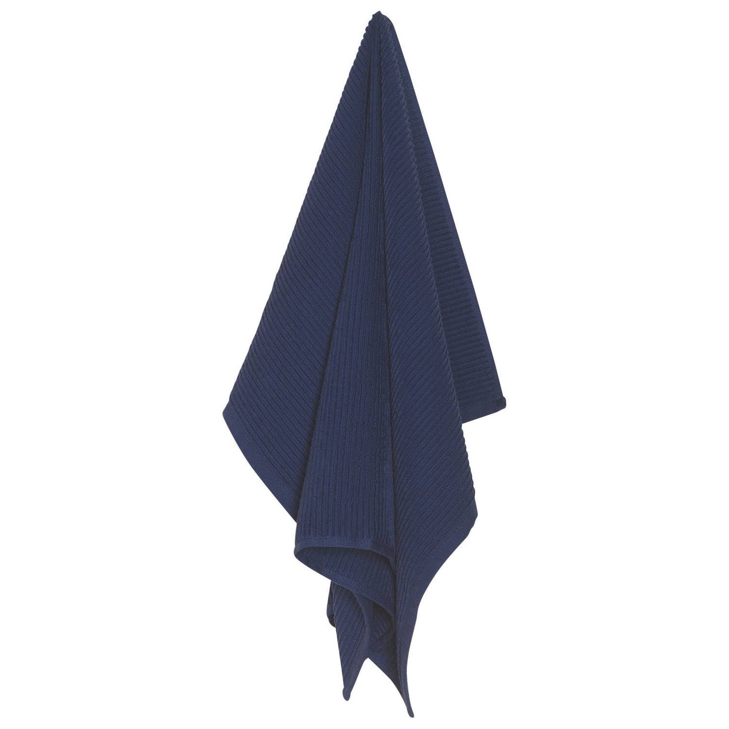 Ripple Indigo Turkish Cotton Dishtowel