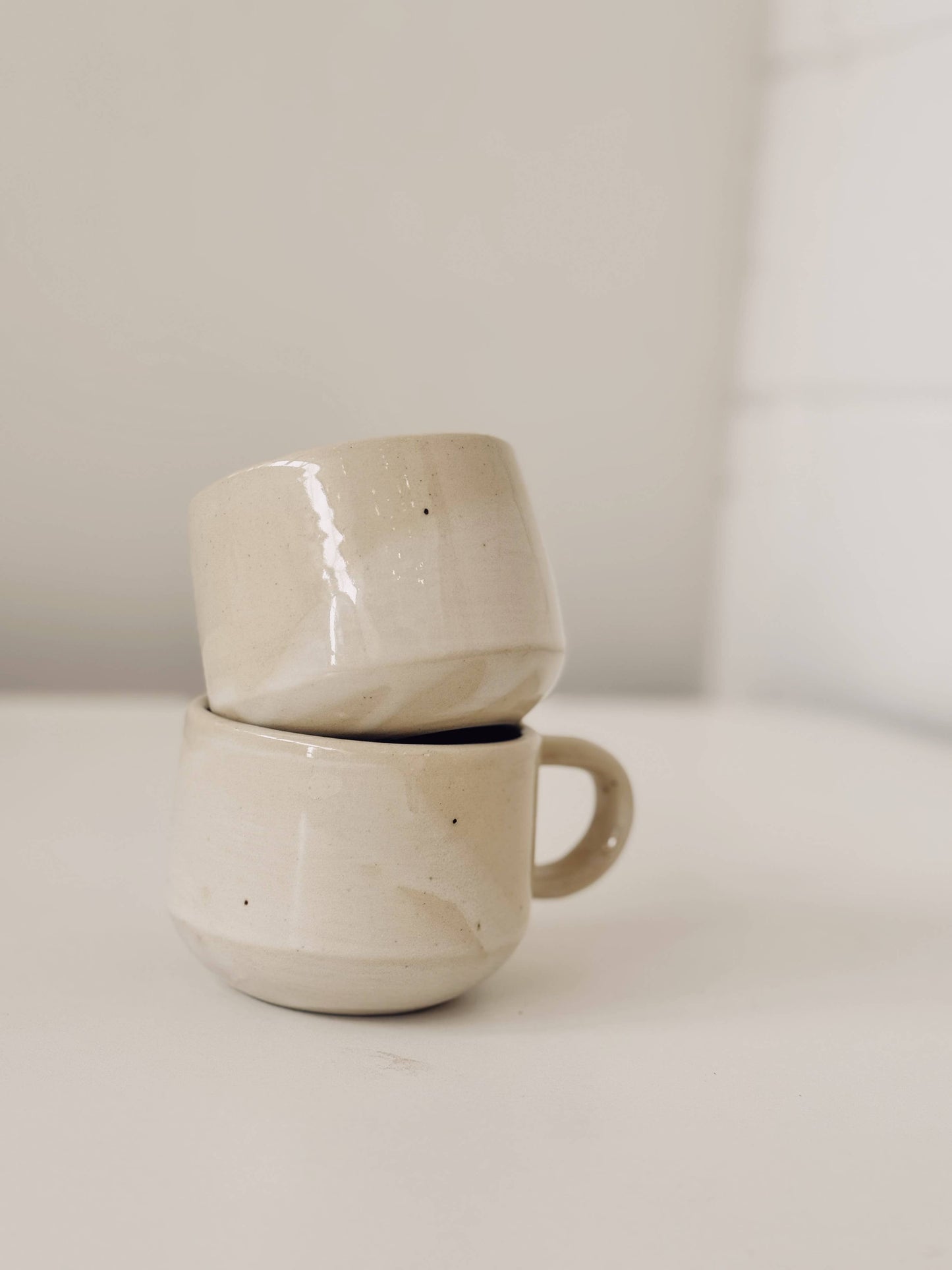 10oz Cafe Mug - Washed White