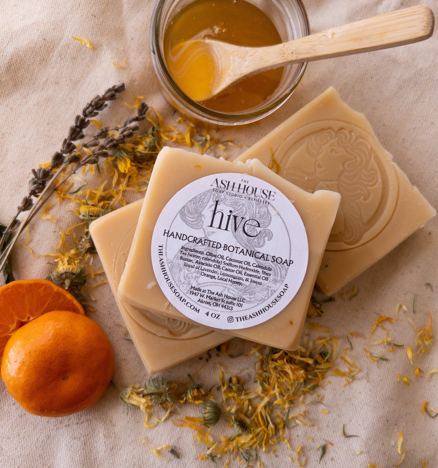 Hive Honey & Calendula Handcrafted Palm Free Soap