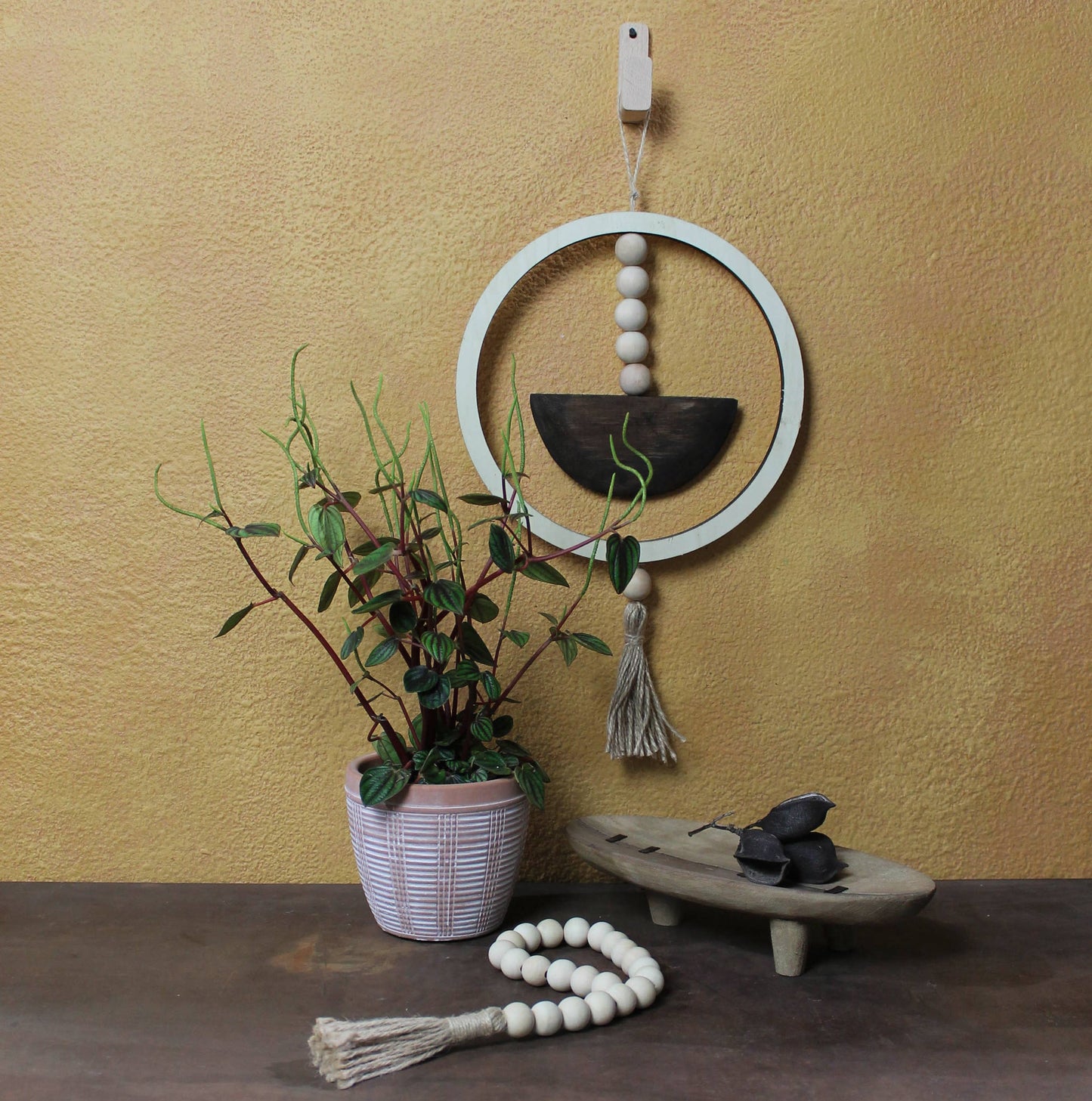 Calypso Cachepot, Cement - Lrg