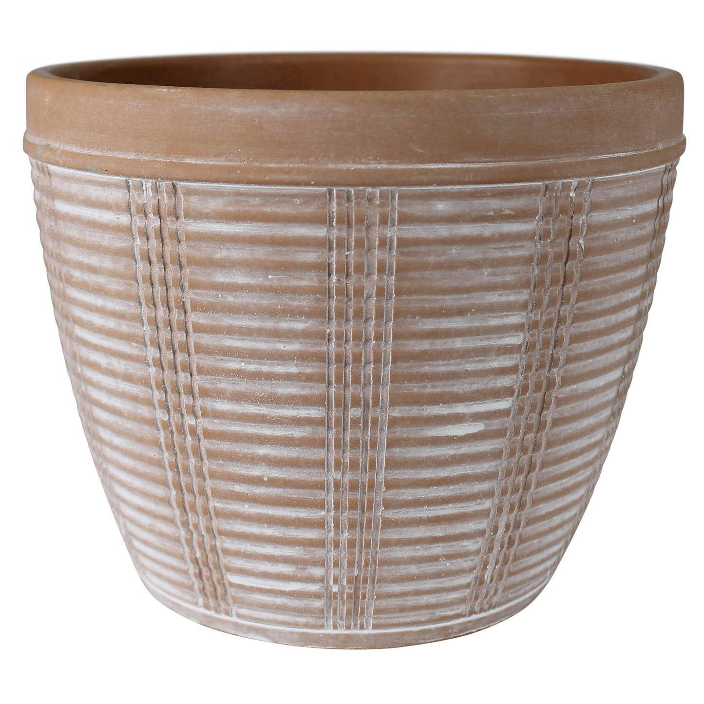 Calypso Cachepot, Cement - Lrg