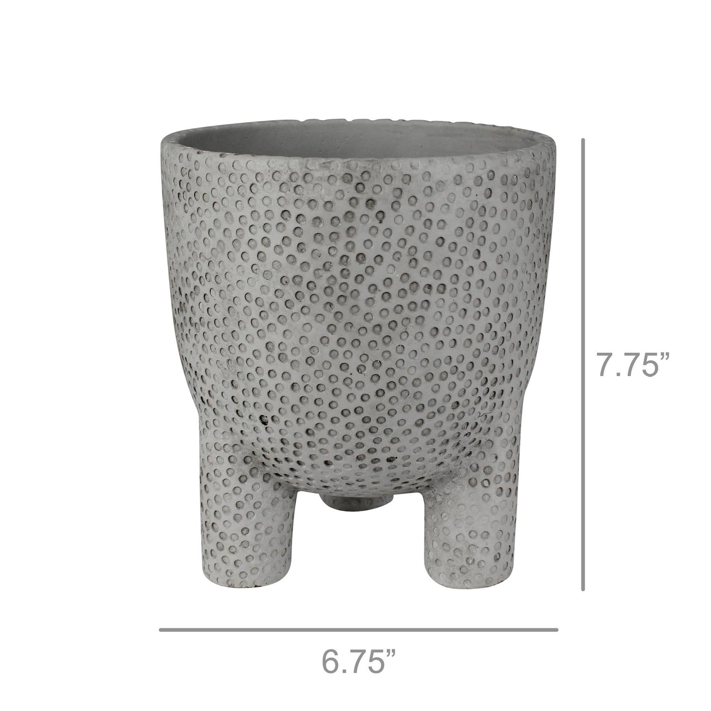 Tiga Three Foot Cachepot, Cement