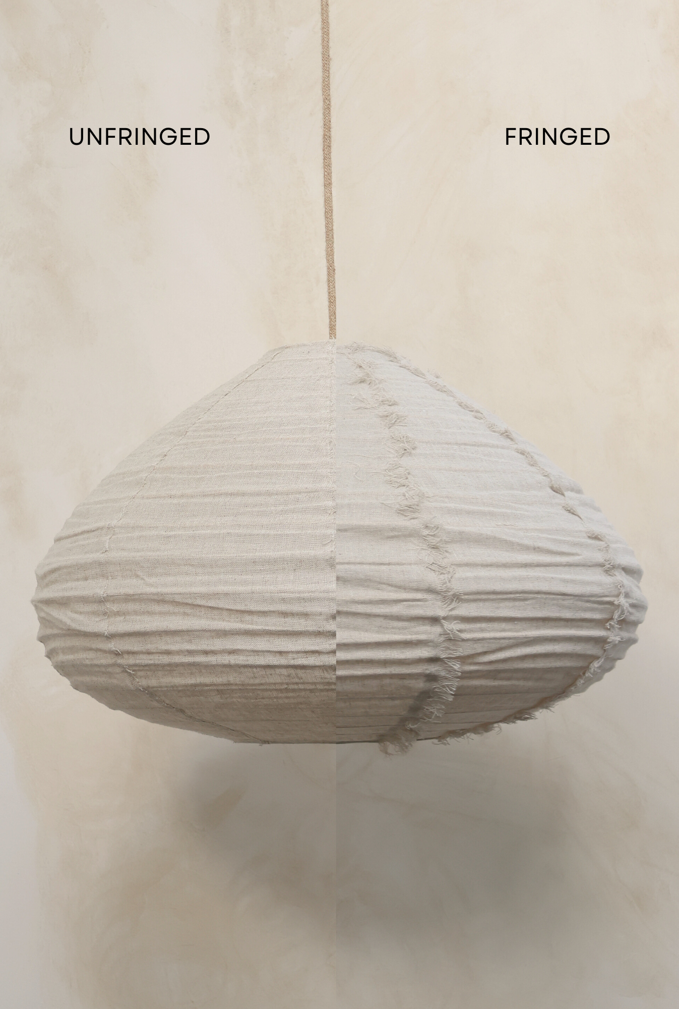 Linen Light Shade - Metro Shape