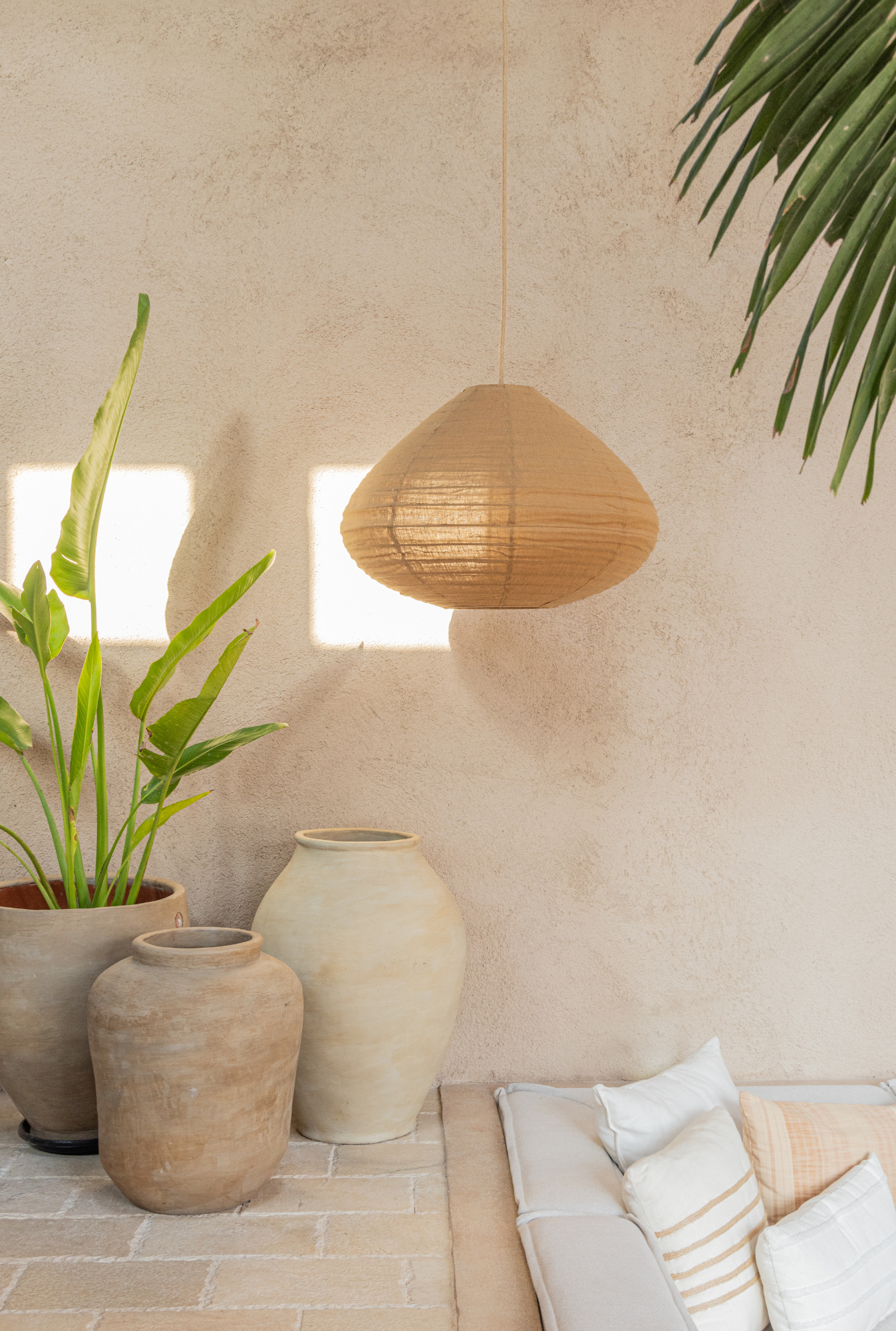 Linen Light Shade - Metro Shape