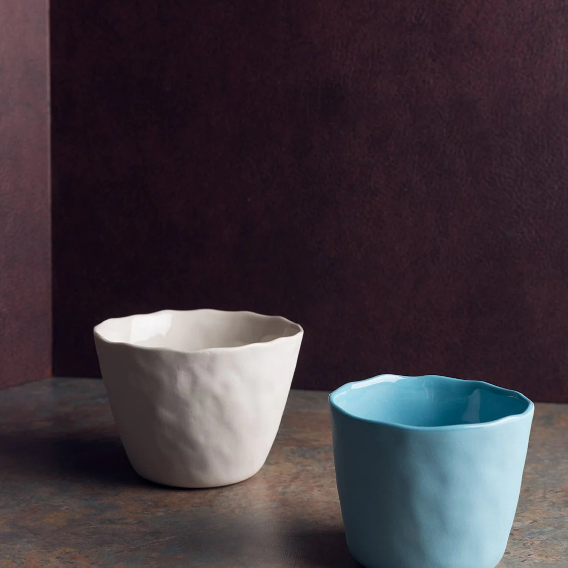 TAM STONEWARE TUMBLER,WHITE