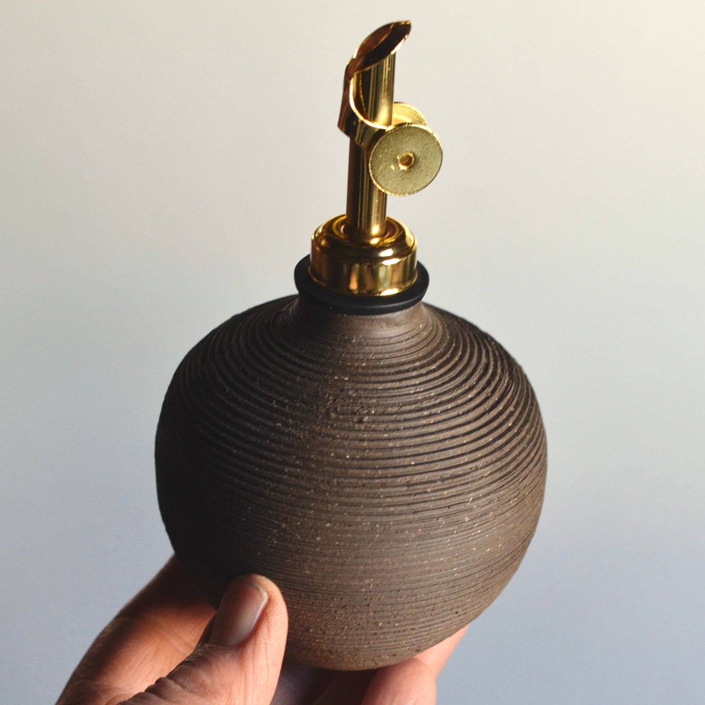 Oil Bottle - Natural Brown - 14 Ounces