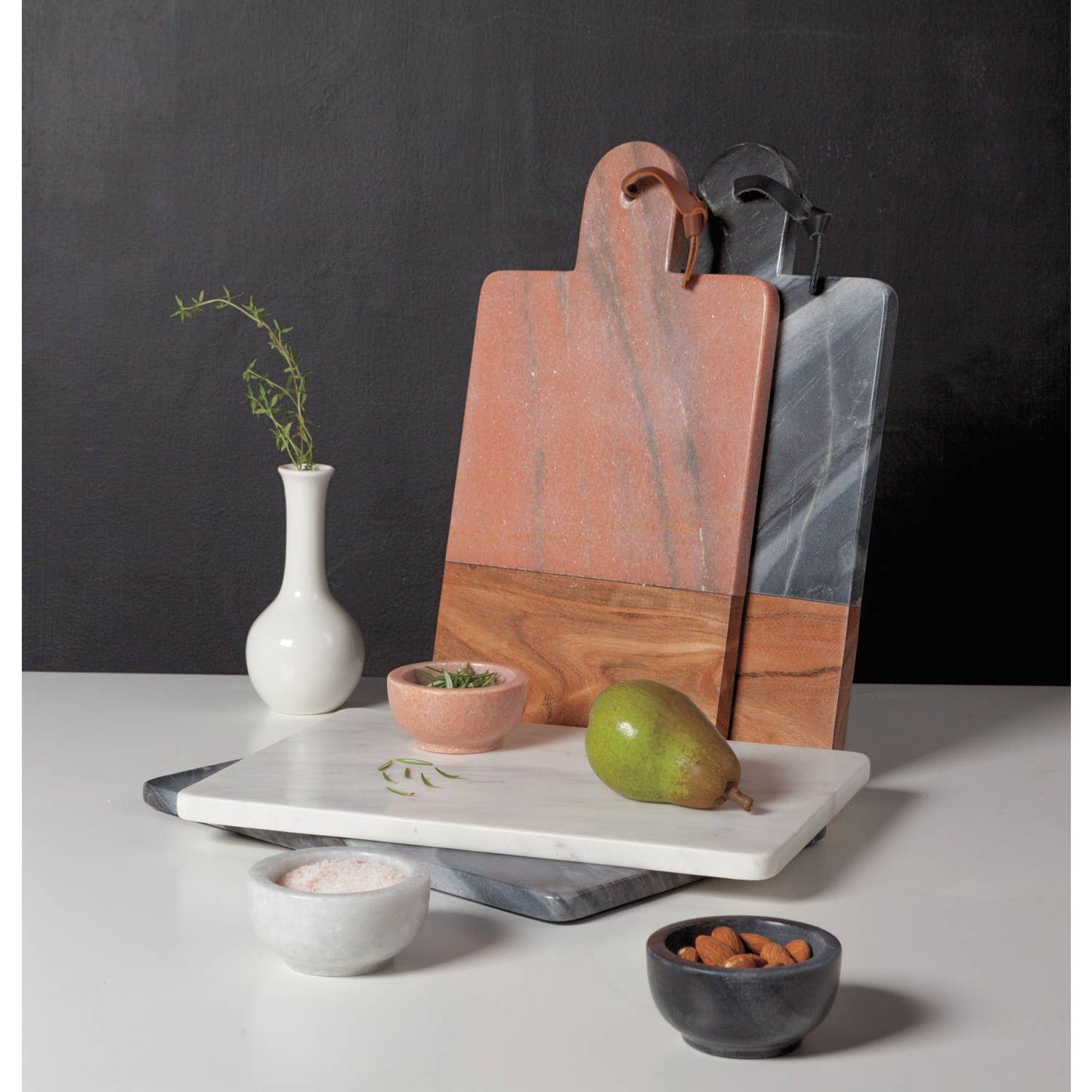 White Marble Serving Board