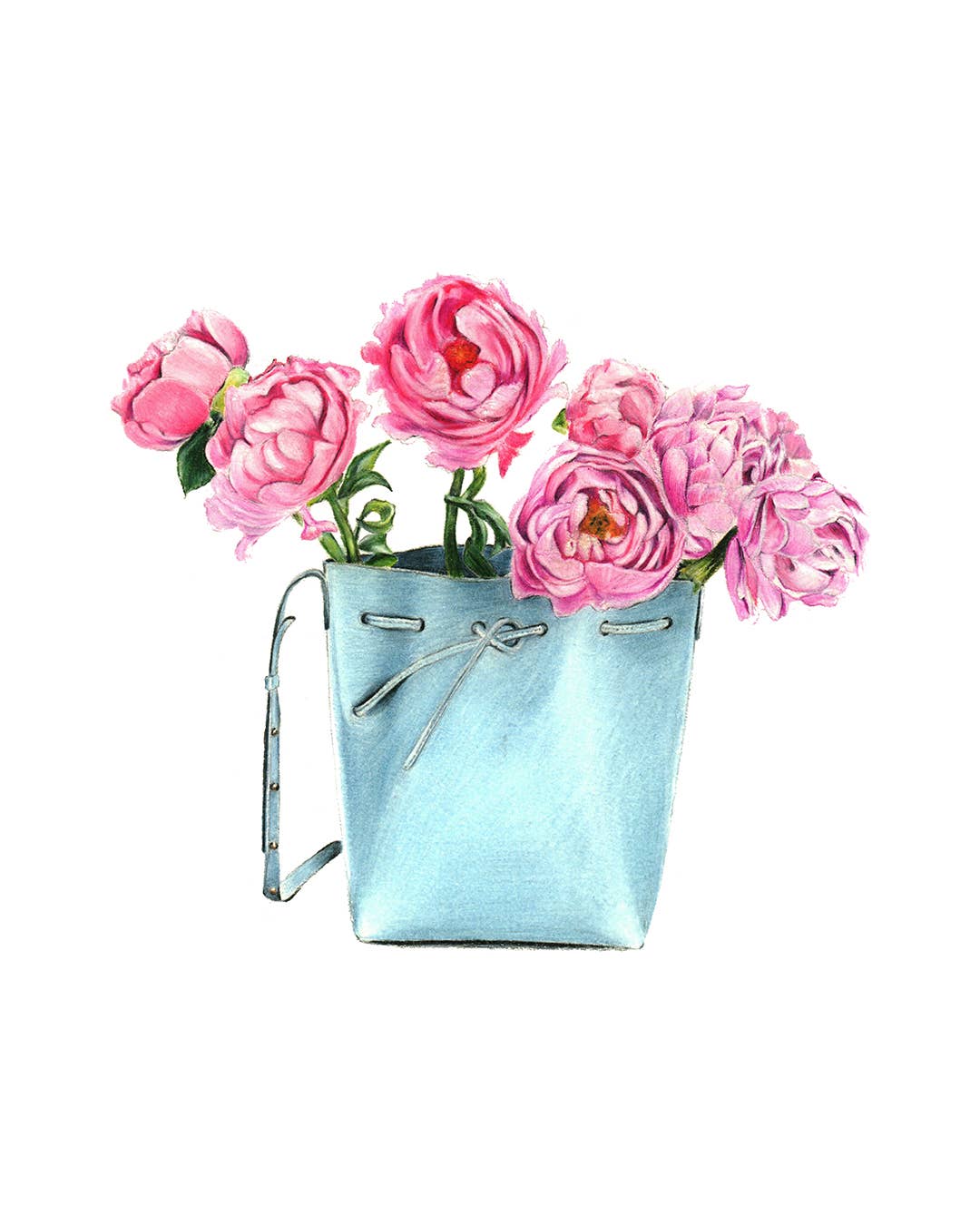 Peonies Please Notecard