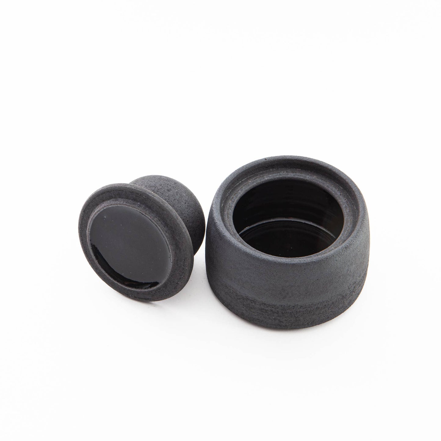 Charcoal Black Stash Jars