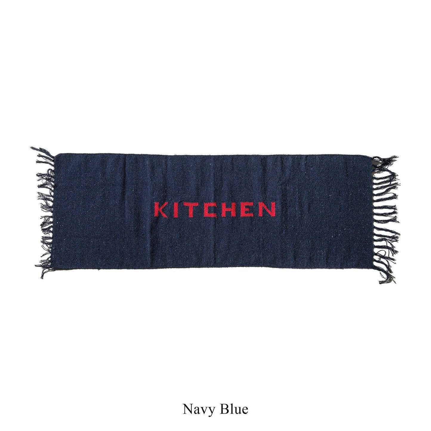 HANDLOOMED RECYCLE YARN KITCHEN MAT