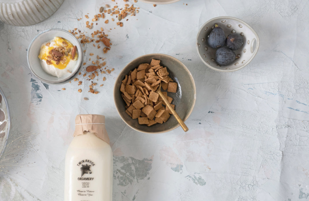 Stoneware Bowl, Reactive Glaze