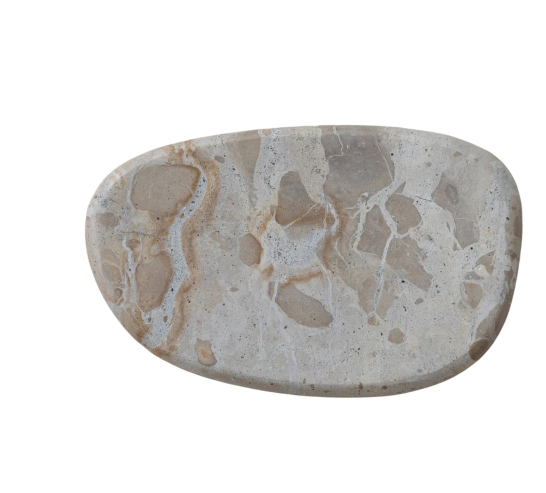 Marble Cheese/Serving Board, Buff Color (Each One Will Vary)