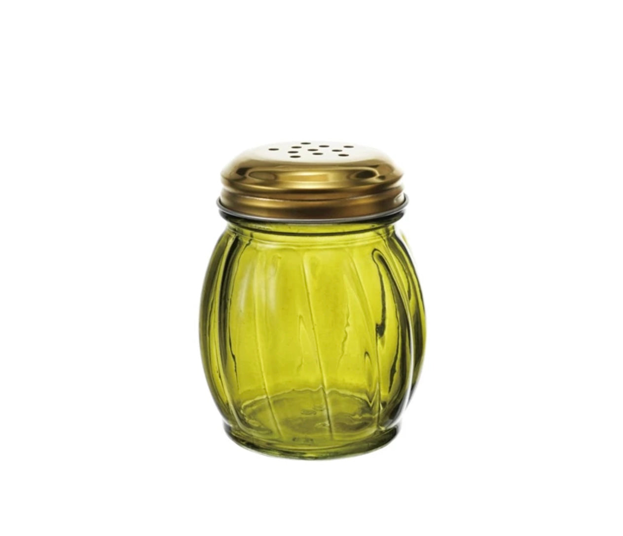 Glass Cheese/Spice Shaker with Lid
