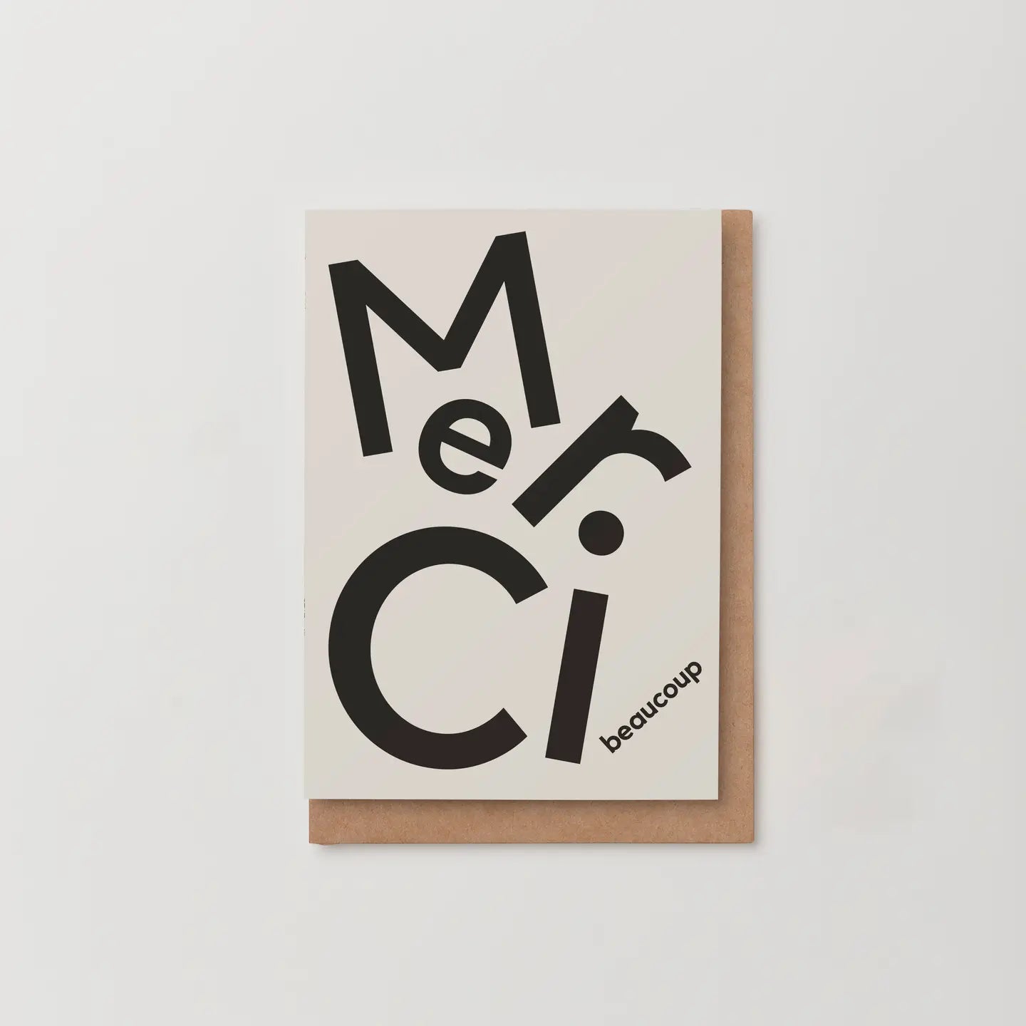 Merci Beaucoup Thank You Card