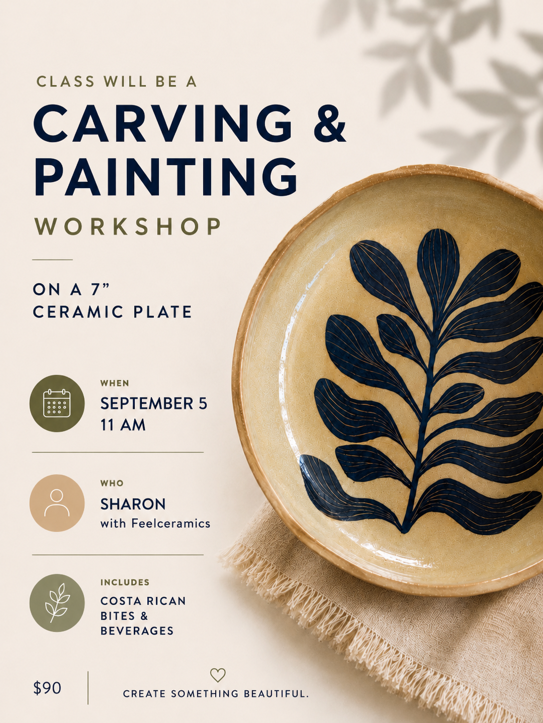 Feelceramics Painting & Carving Workshop