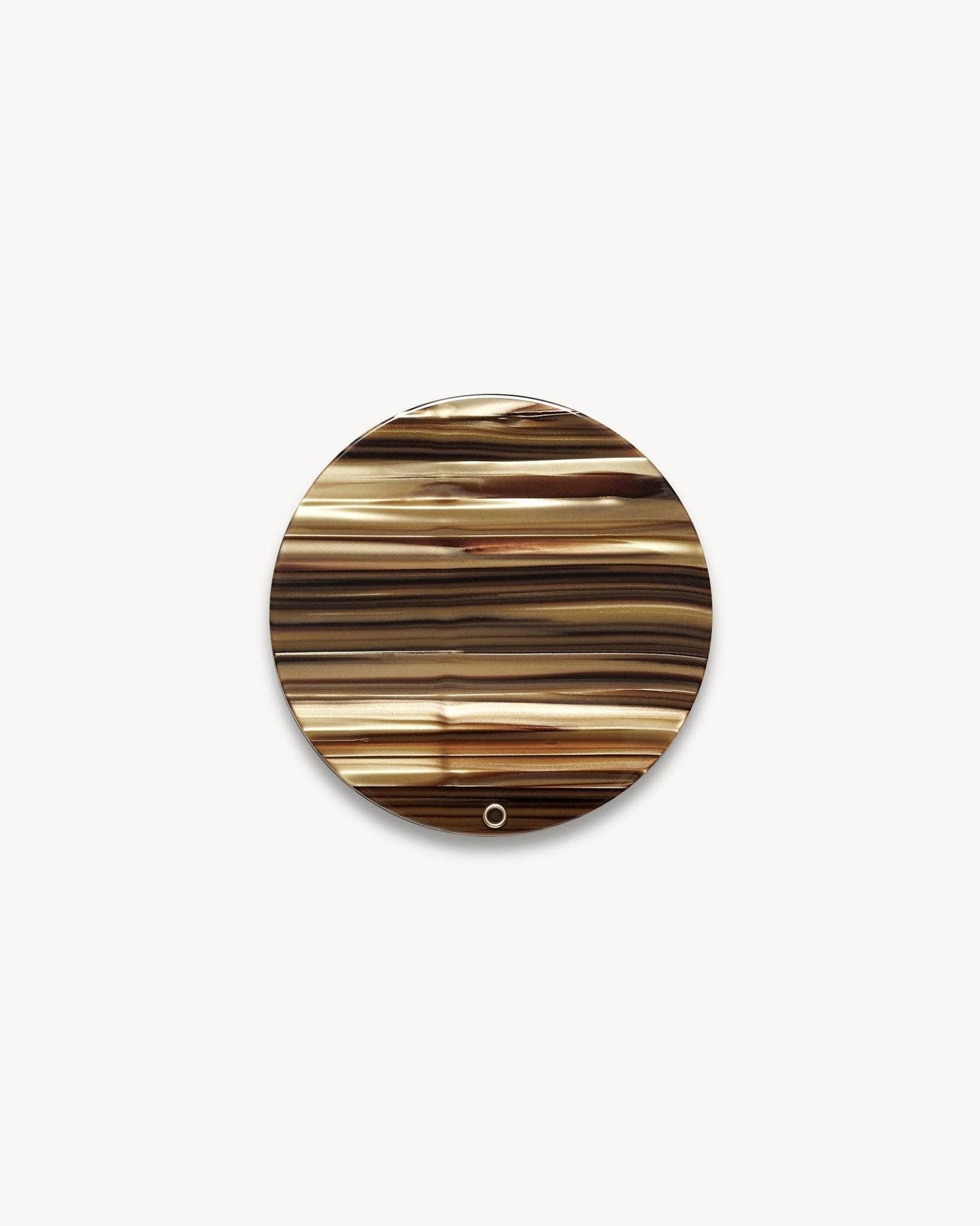 Circle Mirror in Tiger's Eye