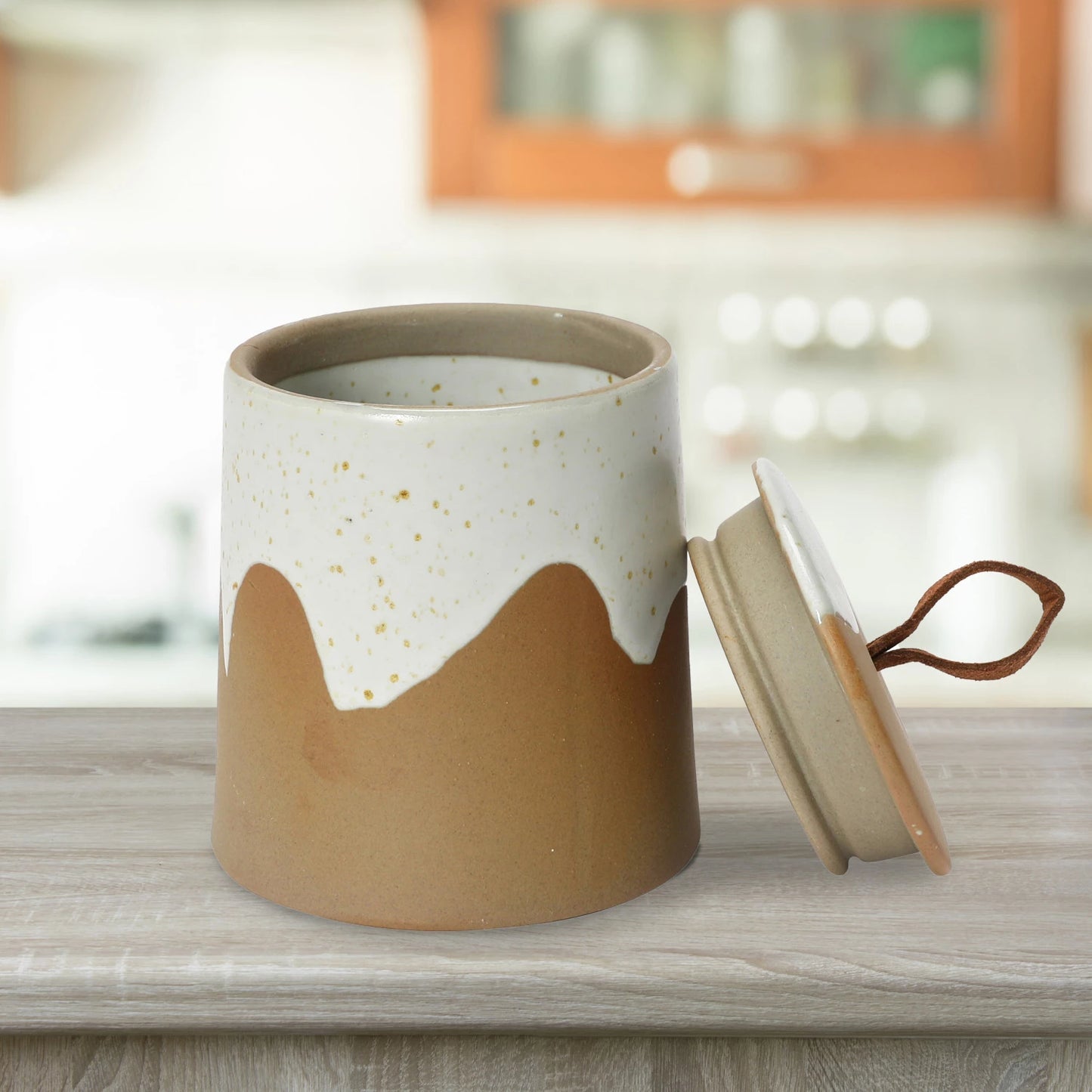 Stoneware Canister