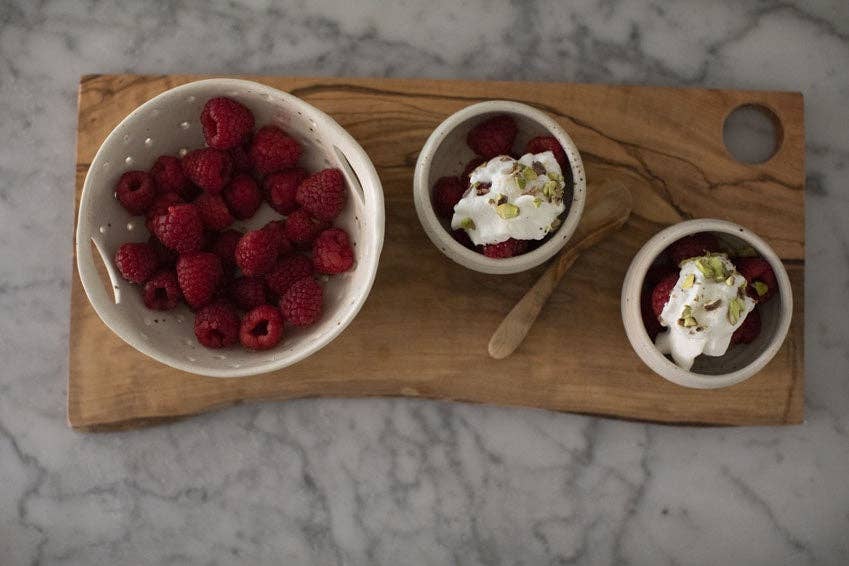 Speckled Ceramic Berry Bowl