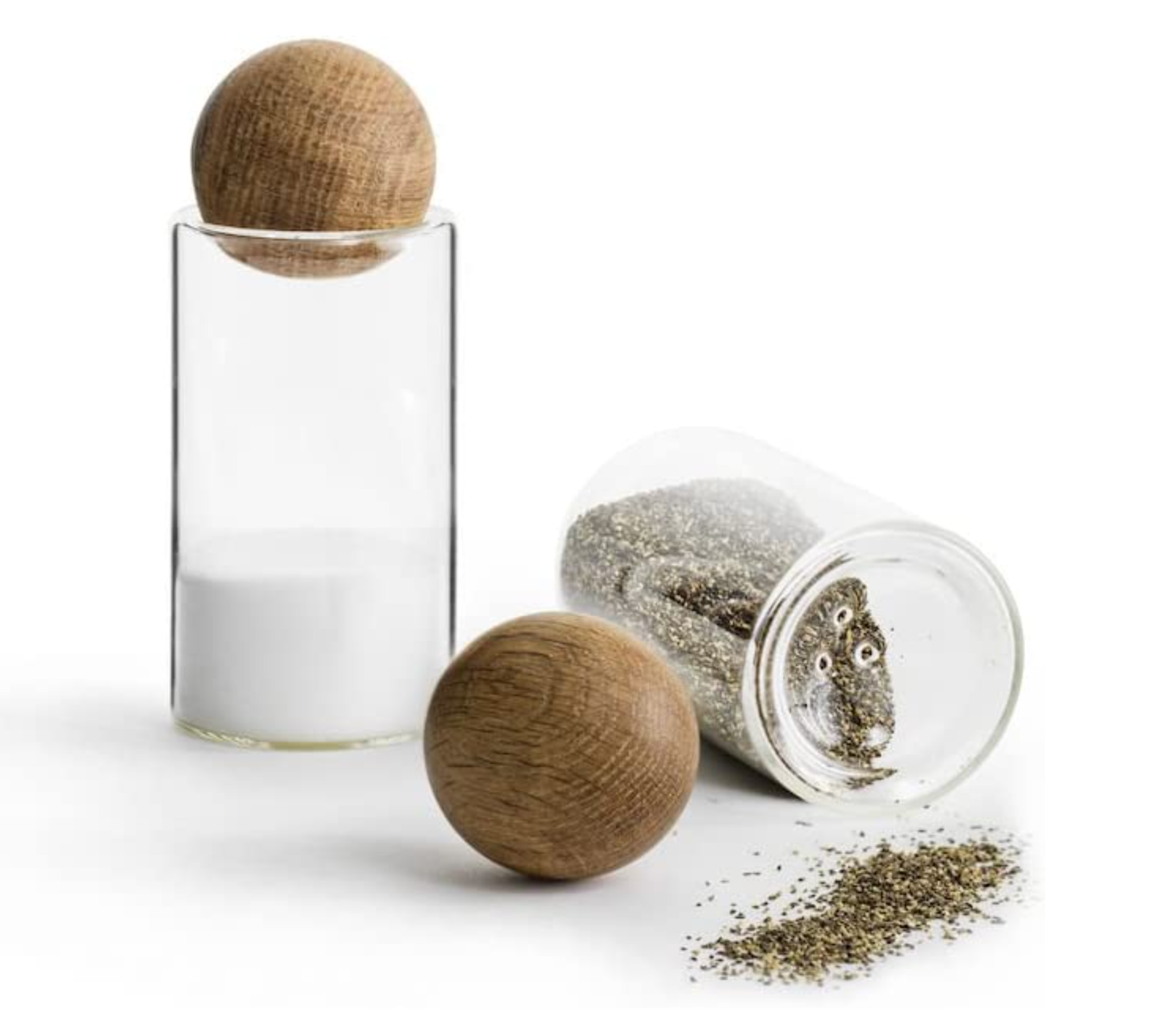 Nature Salt & Pepper Shakers, Set of 2