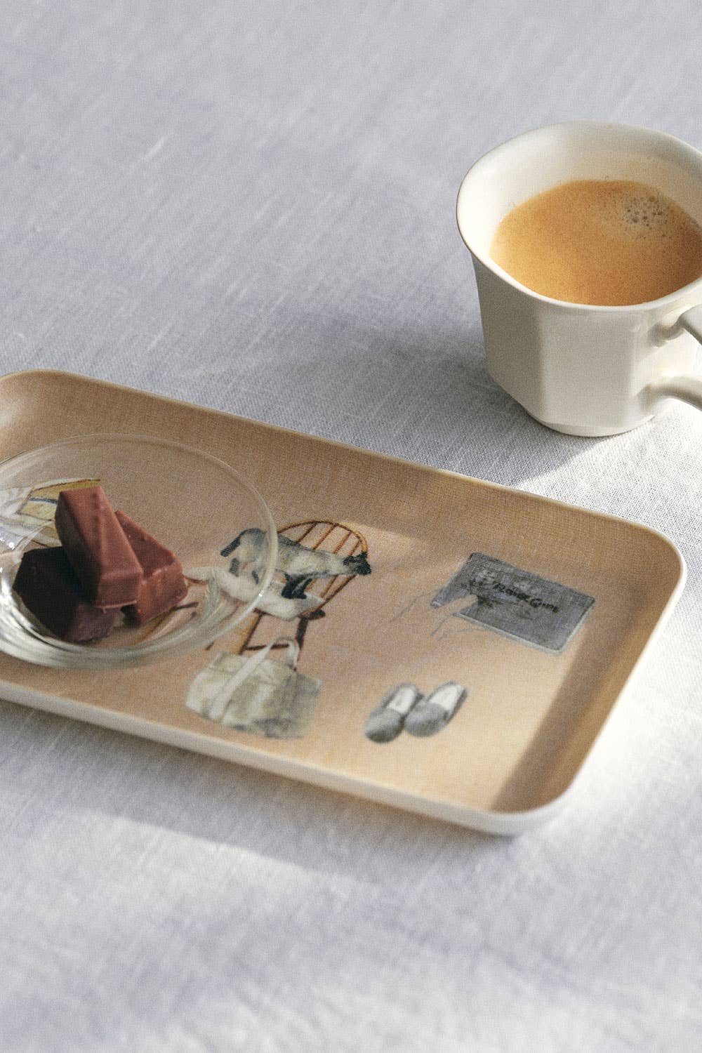 Linen Tray(S) M.Ogihara Living With Cats
