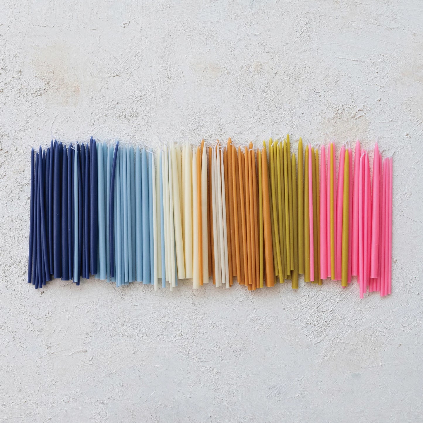 Thin Taper Candles, 2 colors