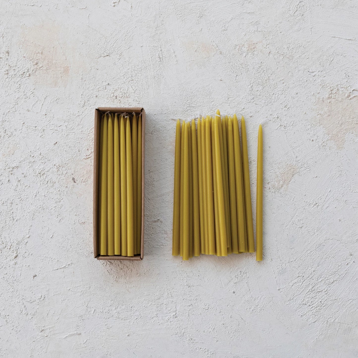 Thin Taper Candles, 2 colors