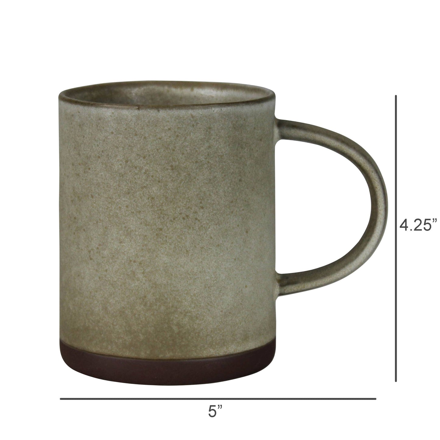 Mug, Ceramic, Camel Brown