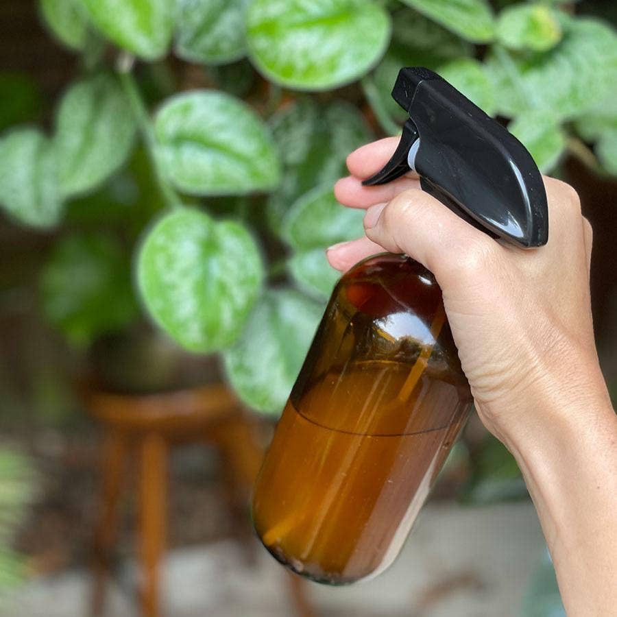 Amber Glass Spray Bottle (16oz)