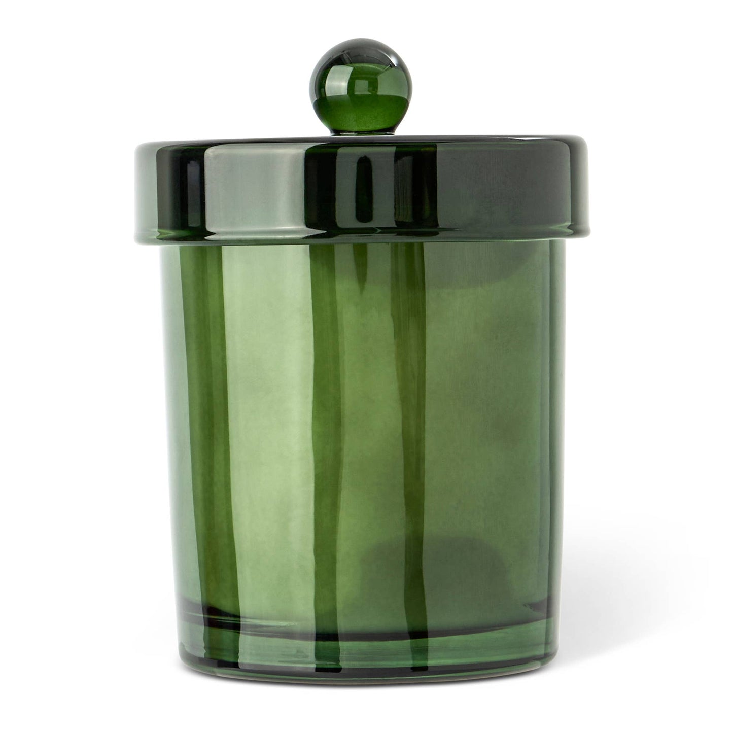 8.47oz Tall Round Scented Glass Candle - Vetiver Cardamom