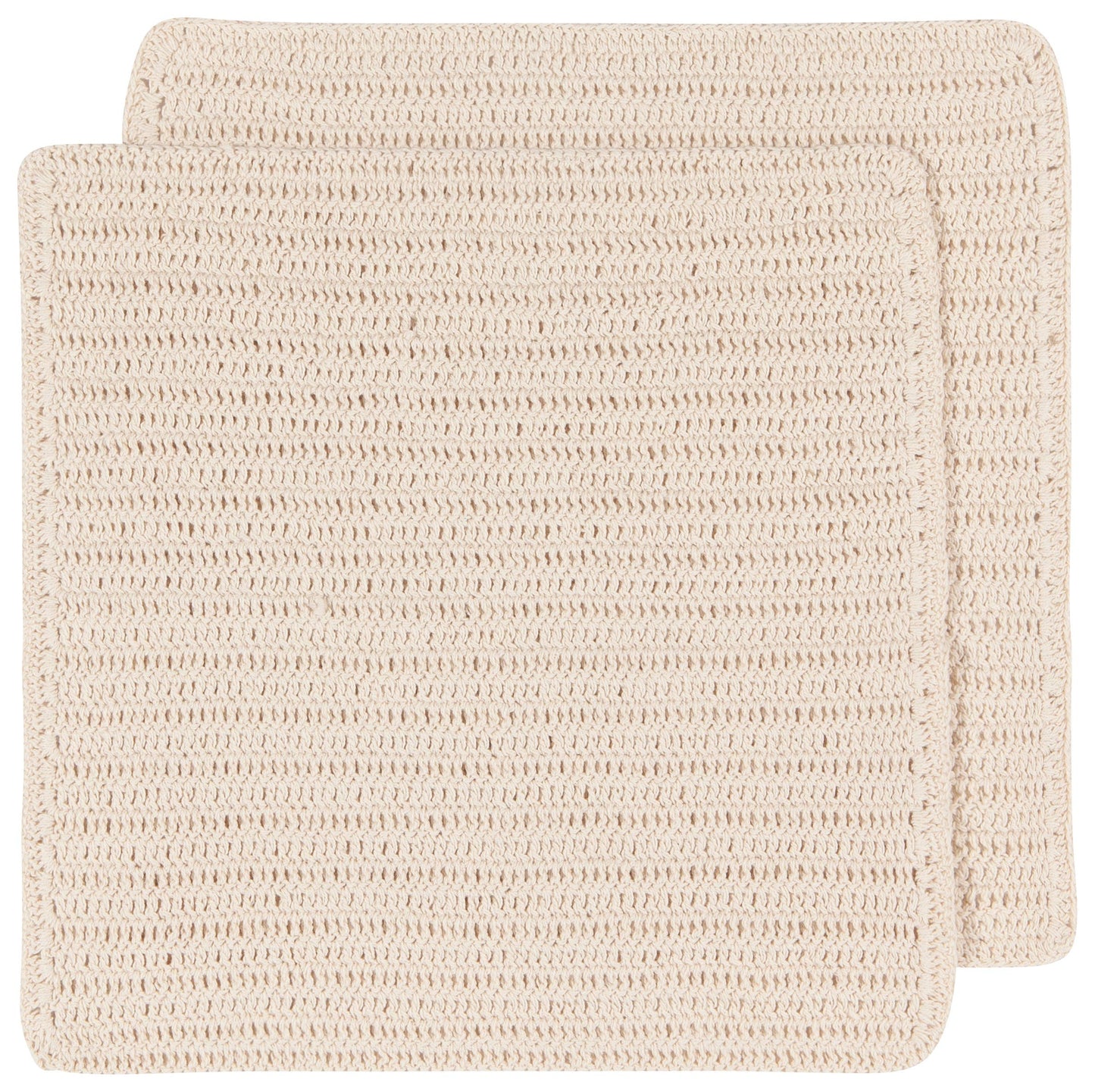 Homespun Natural Crocheted Dishcloths