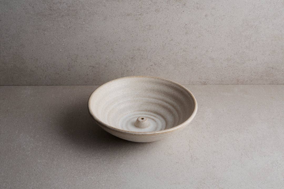 White Jumbo Incense Holder