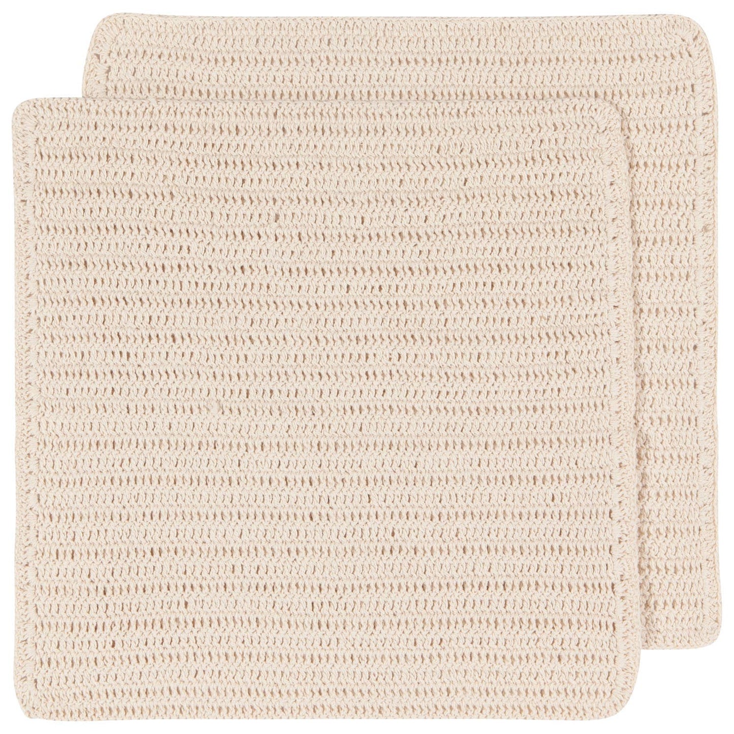 Homespun Natural Crocheted Dishcloths