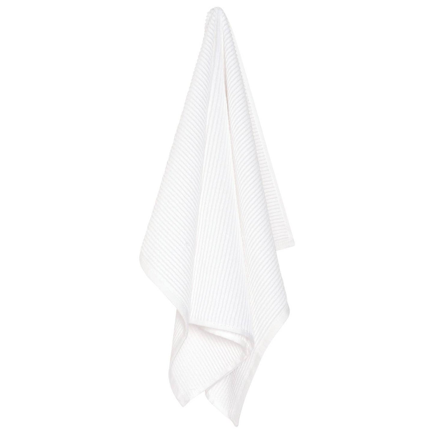 Ripple White Turkish Cotton Dishtowel