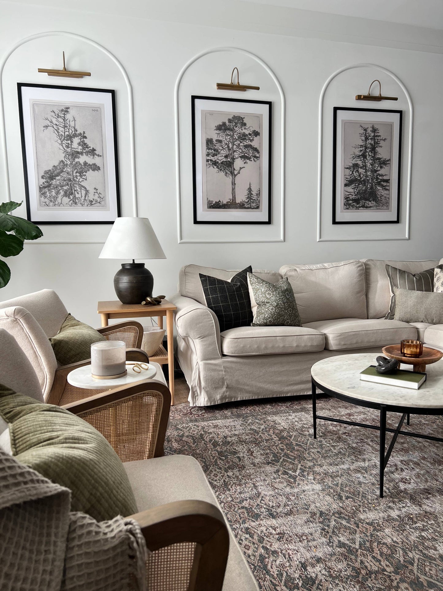 Black Plaid Pillow Cover, Windowpane Throw Pillow