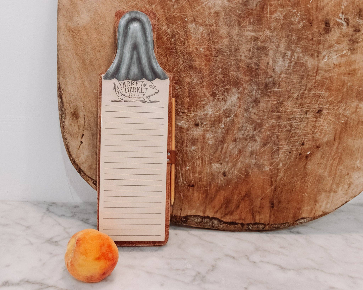 Wooden Market Clipboard