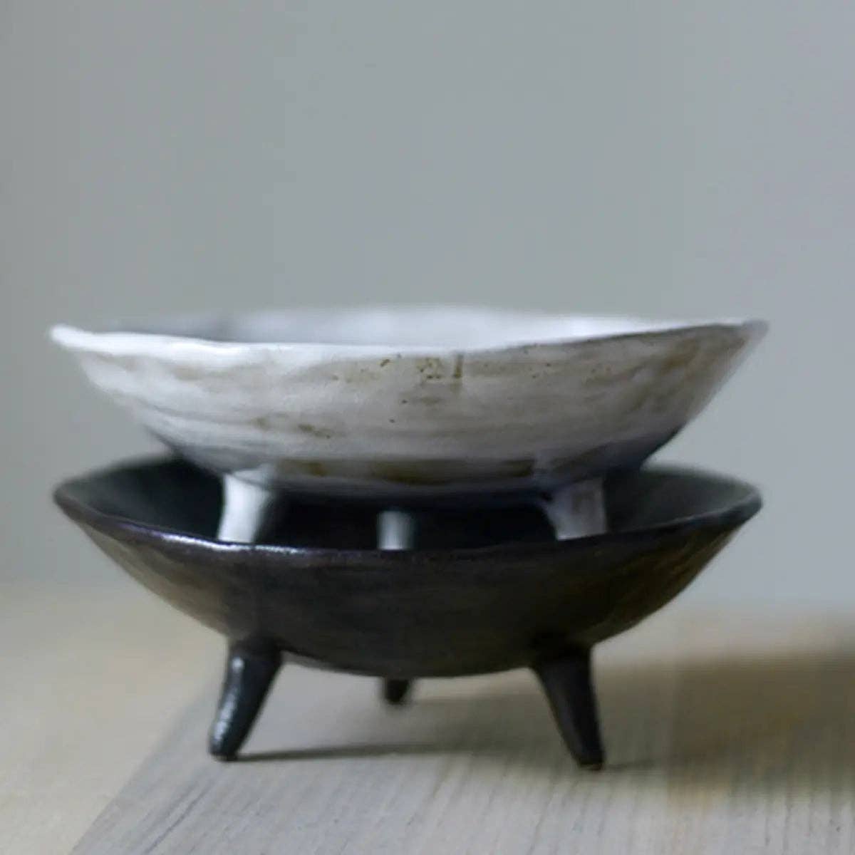 Footed Ceramic Display Bowl