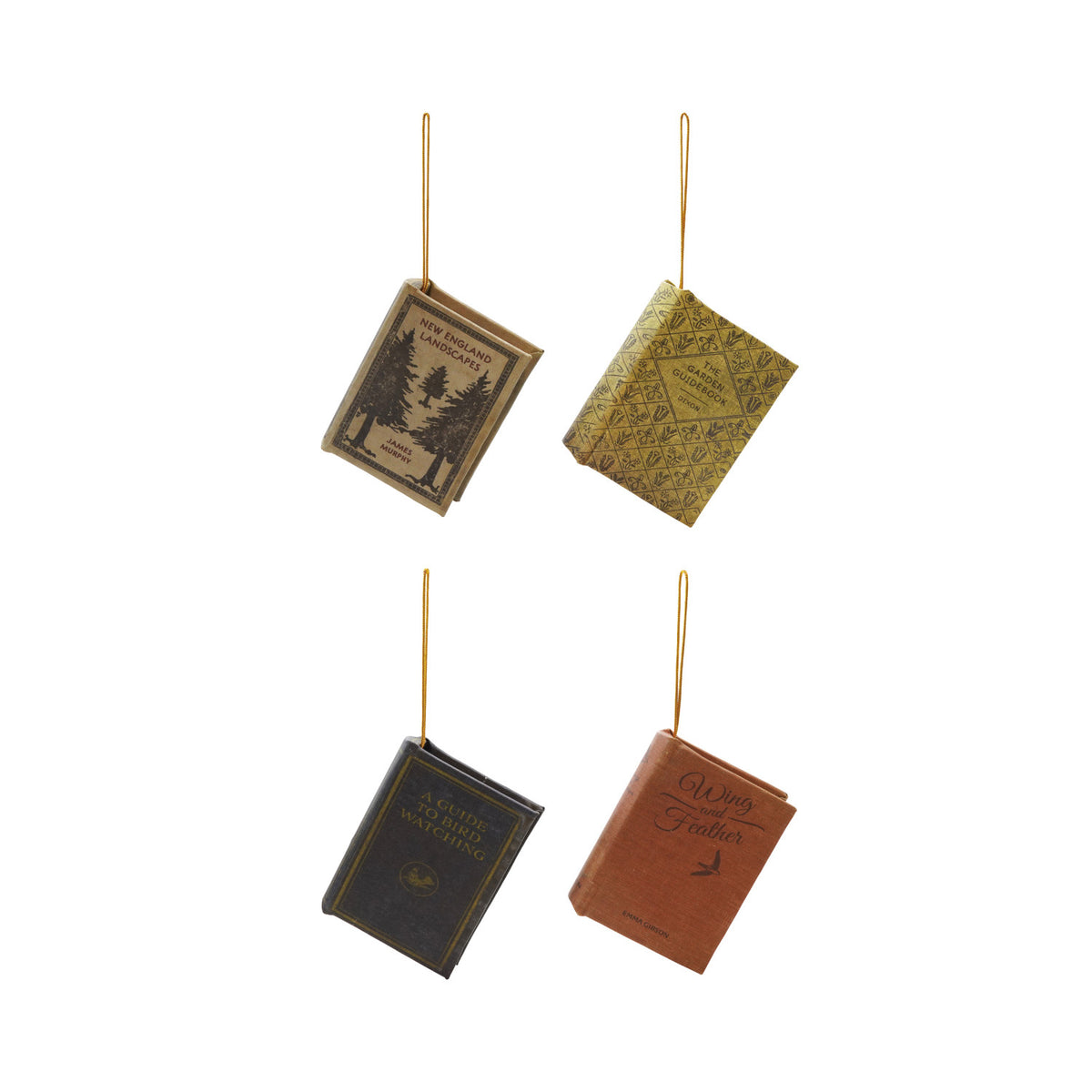 Book Ornament, 4 Styles