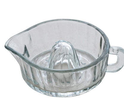 10 oz. Pressed Glass Juicer w/ Handle