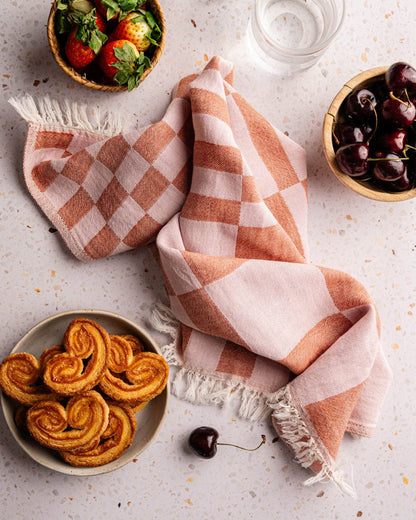 Geometric Kitchen Towel - Blocks