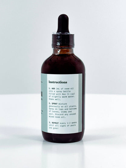Neem Oil - 4oz. | Removes Bugs From Plants