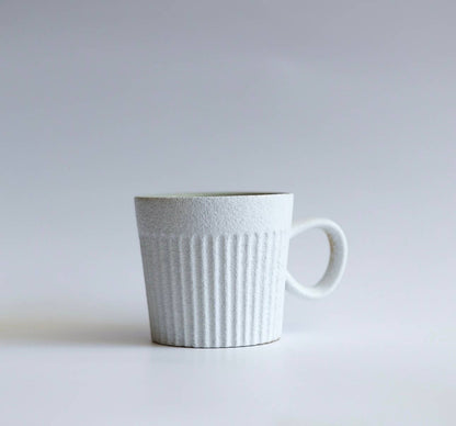 Striped coffee mug