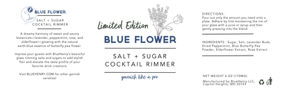 Blue Flower Rimming Sugar