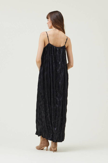 61067 - PLEATED MAXI DRESS